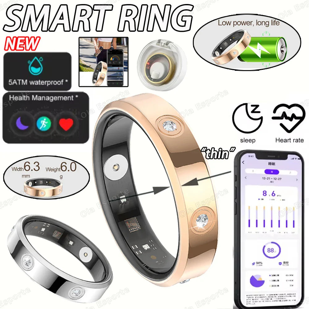 2025 Smart Ring for Health, Fitness, and Wellness - NurturePathWellness