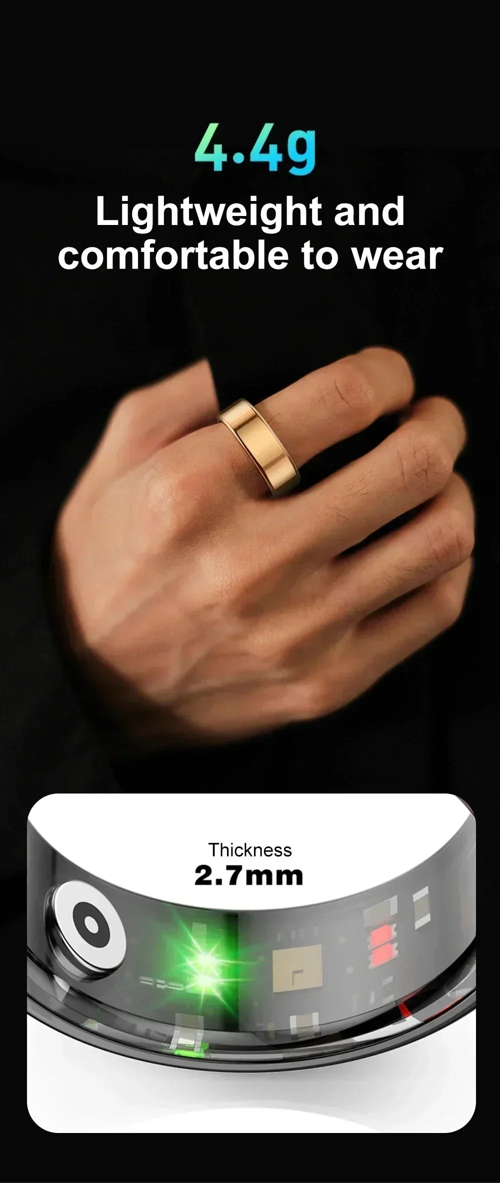COLMI R02 Smart Ring with Health Monitor - NurturePathWellness