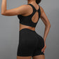 Yoga Women's Fitness Suit Shorts Workout Set - NurturePathWellness