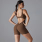 VibeFlex Women's Scrunch Jumpsuit - Yoga & Gym Ready - NurturePathWellness