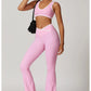 Yoga Set 2 Pieces Workout Outfits Fitness Sportswear Gym Tracksuit High Waist Leggings Sports Bra Athletic Wear Women Clothes