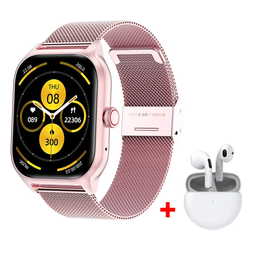 Bluetooth Smartwatch for Men and Women Fitness Tracker - NurturePathWellness