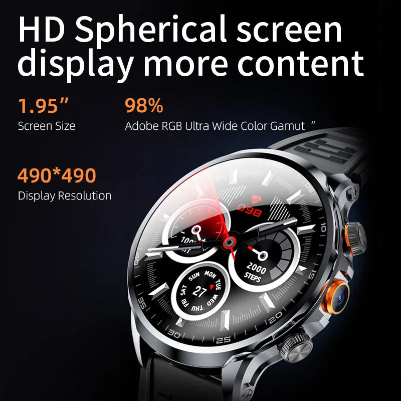 2025 4G Android Smartwatch with Camera and GPS - NurturePathWellness