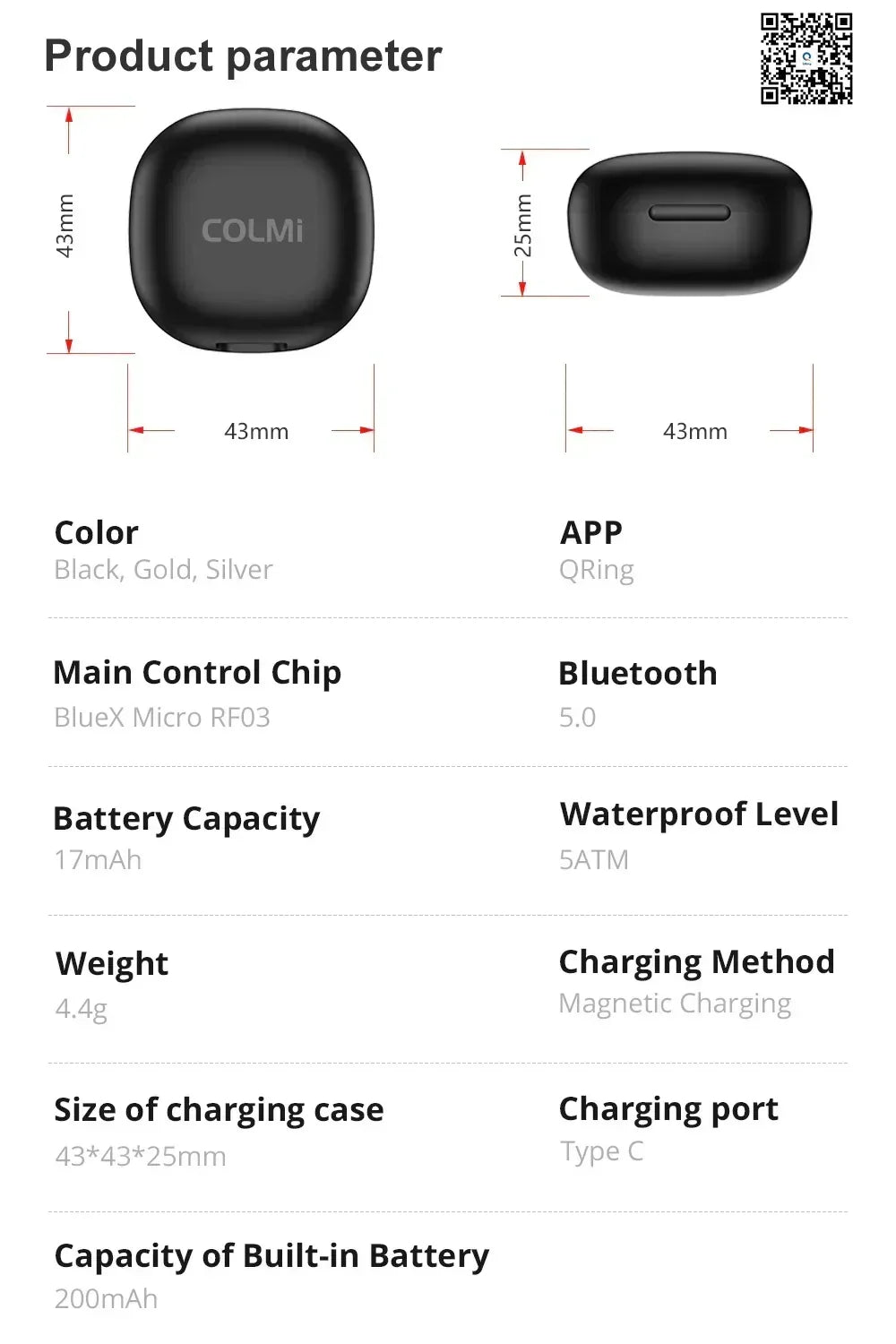 COLMI R02 Smart Ring with Health Monitor - NurturePathWellness