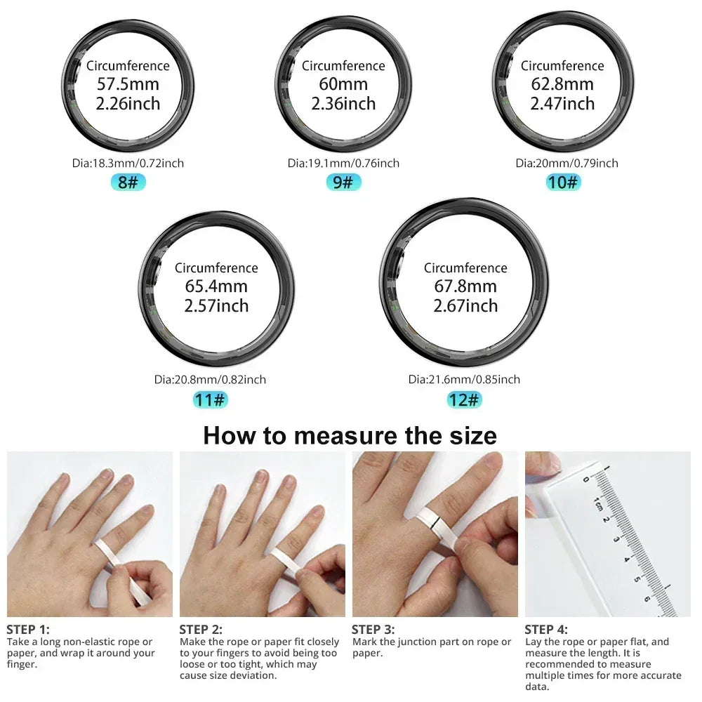 COLMI R02 Smart Ring with Health Monitor - NurturePathWellness