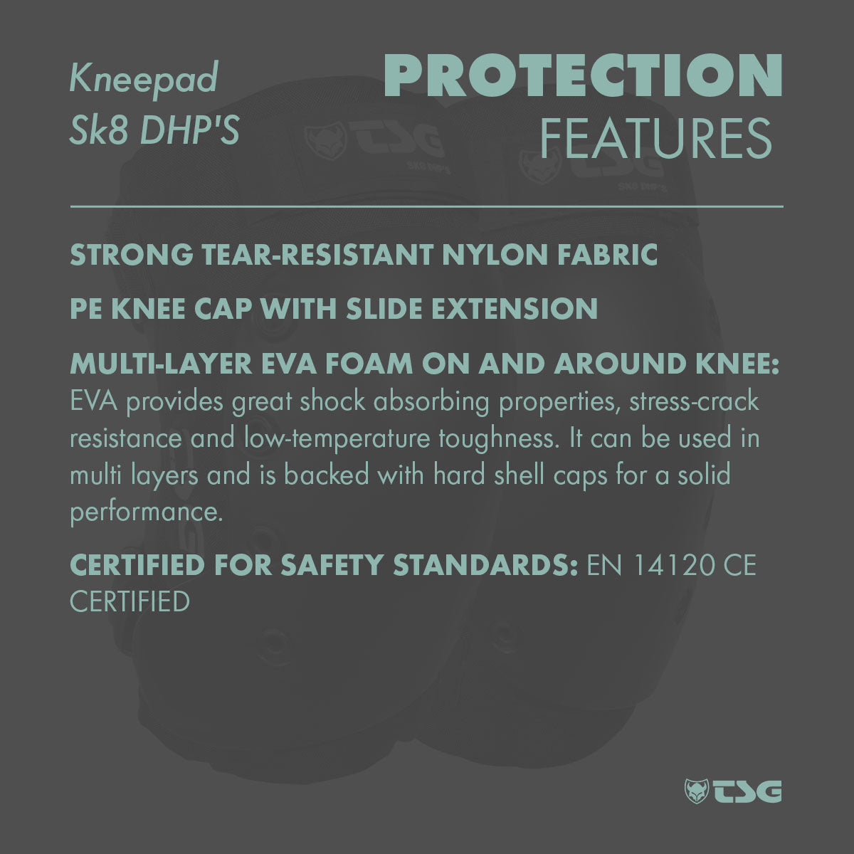 TSG - Kneepad Sk8 DHP'S (Skate Knee Pads) - NurturePathWellness