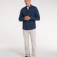 Abuelo Quilted Magnetic Jacket in Blue Heather