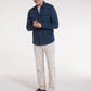 Abuelo Quilted Magnetic Jacket in Blue Heather