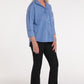 Vera Woven Magnetic Shirt in Chambray