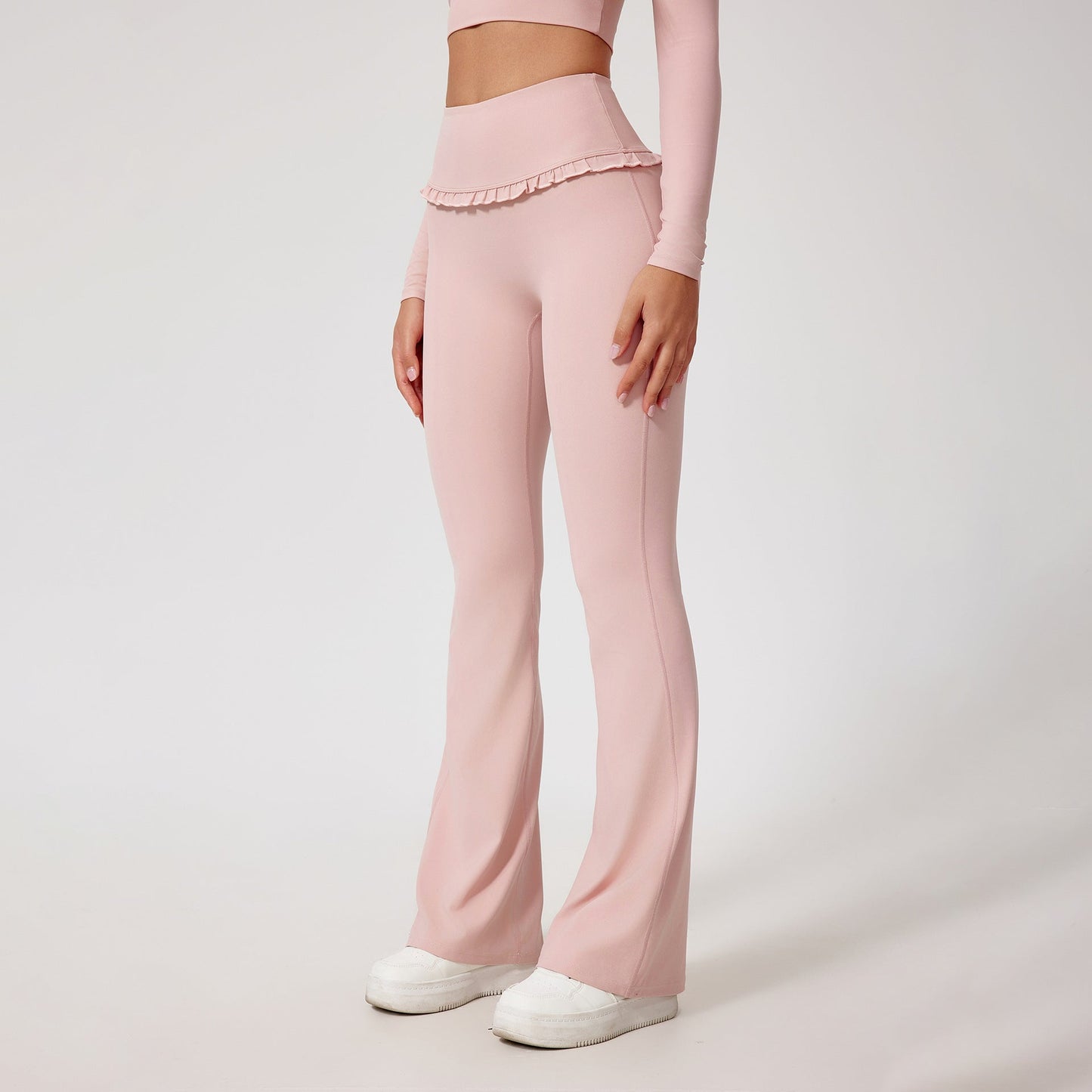 High Waist Hip Lift Lace Nude Feel Yoga Pants Running Fitness - NurturePathWellness