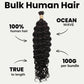 Ocean Wave Bulk 100% Human Braiding Hair
