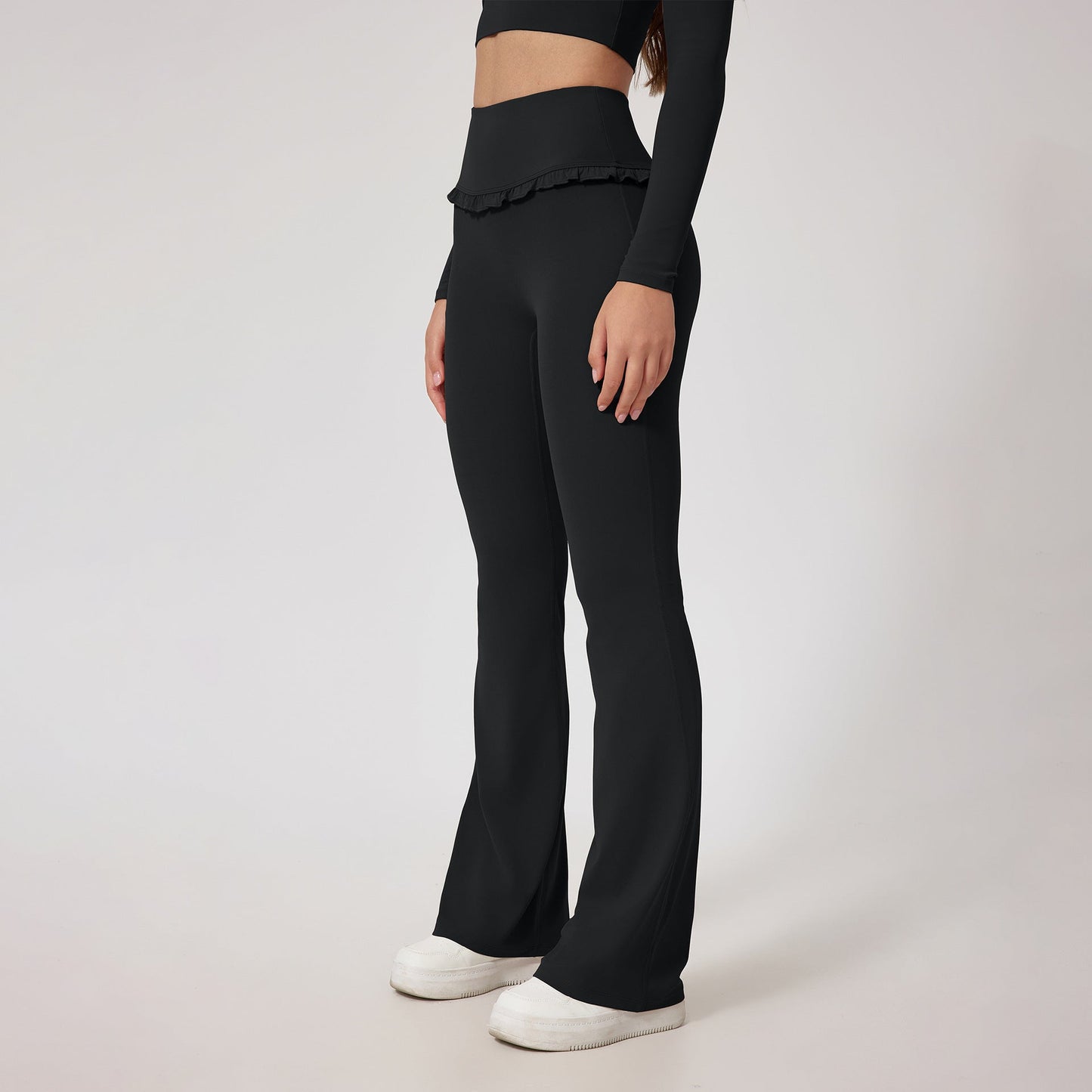 High Waist Hip Lift Lace Nude Feel Yoga Pants Running Fitness - NurturePathWellness