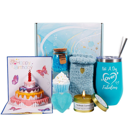 Lavender Spa Gift Basket Ultimate Self Care for Her