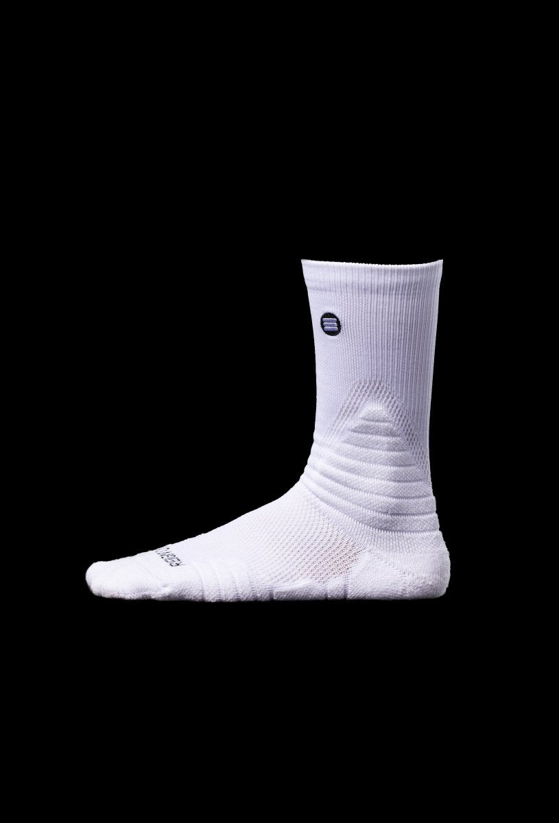 Cloud Tech Performance Socks - White - NurturePathWellness