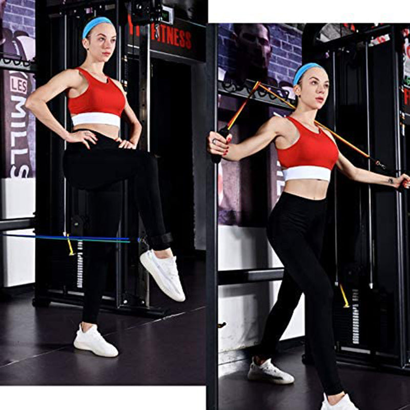 11Pcs Resistances Band Set Fitness Equipment - NurturePathWellness