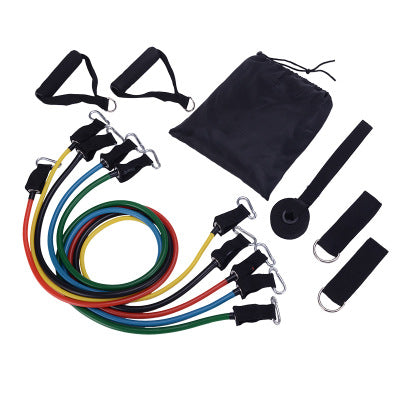 11Pcs Resistances Band Set Fitness Equipment - NurturePathWellness