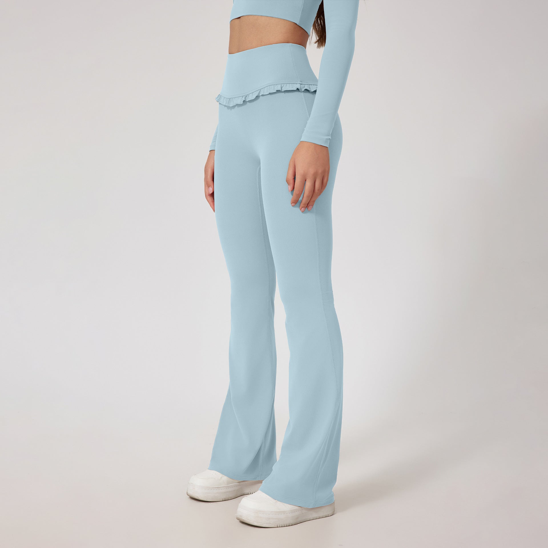 High Waist Hip Lift Lace Nude Feel Yoga Pants Running Fitness - NurturePathWellness