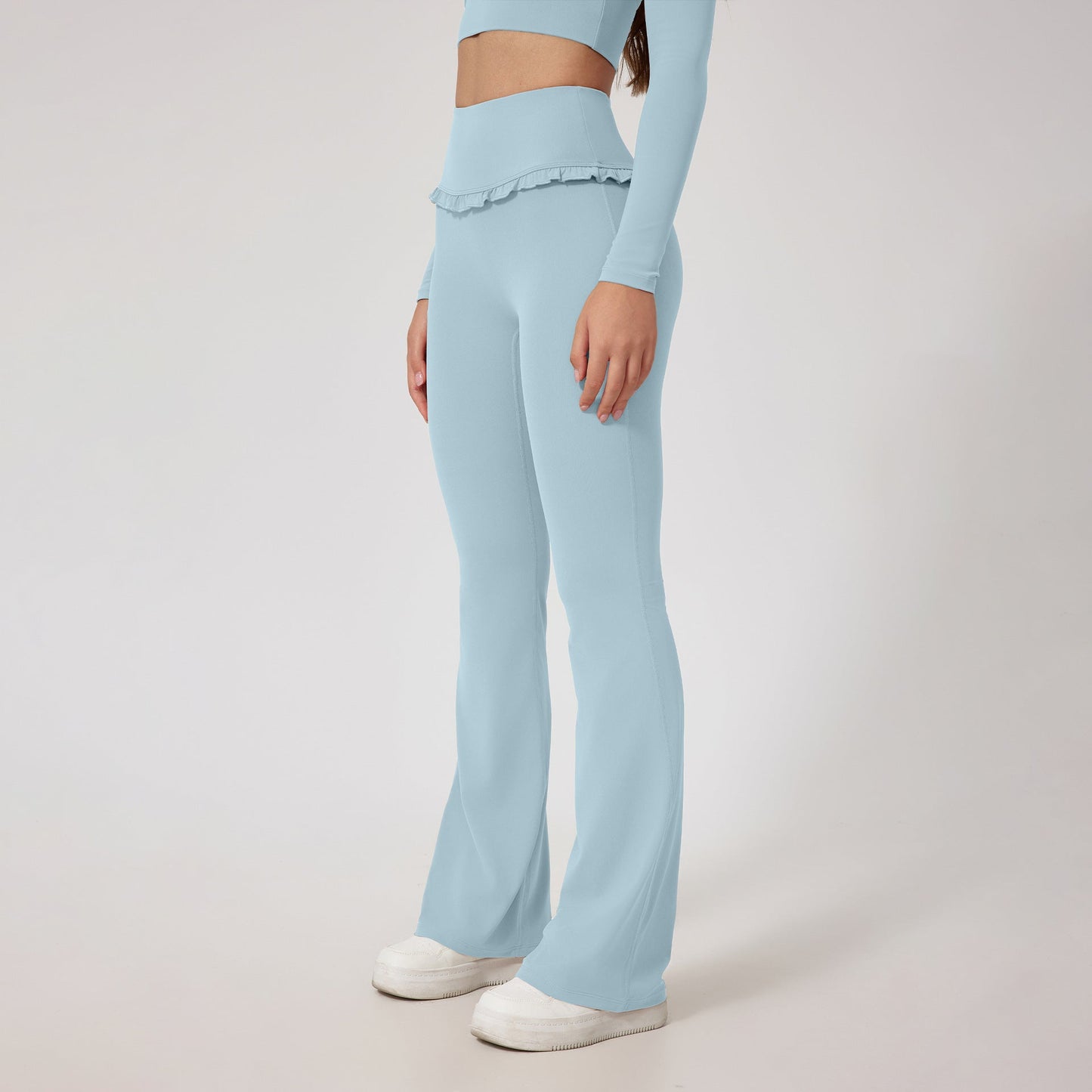 High Waist Hip Lift Lace Nude Feel Yoga Pants Running Fitness - NurturePathWellness
