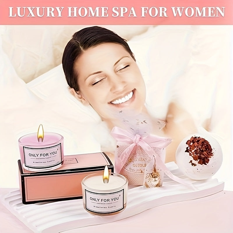 Lavender Spa Gift Basket Ultimate Self Care for Her