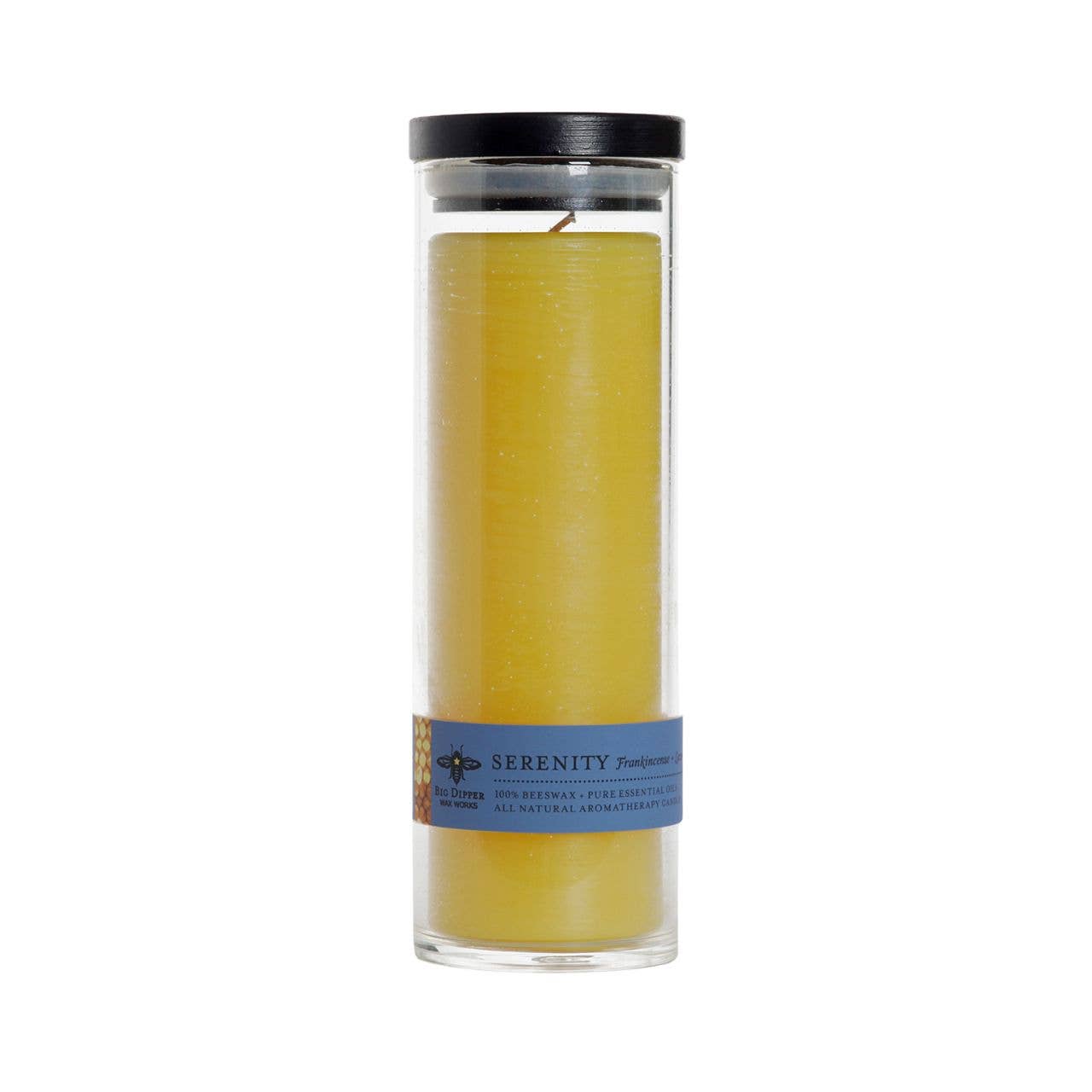 Sanctuary Glass Beeswax Aromatherapy Candle - 90 Hour Burn Time
