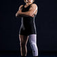 Full-Length Padded Knee Sleeve - White - NurturePathWellness
