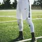 Full-Length Padded Knee Sleeve - White - NurturePathWellness