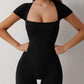 Women's Yoga Jumpsuit Shorts - High Stretch Athletic Wear - NurturePathWellness