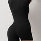 Women's Yoga Jumpsuit Shorts - High Stretch Athletic Wear - NurturePathWellness