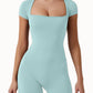 Women's Yoga Jumpsuit Shorts - High Stretch Athletic Wear - NurturePathWellness