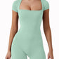 Women's Yoga Jumpsuit Shorts - High Stretch Athletic Wear - NurturePathWellness