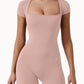 Women's Yoga Jumpsuit Shorts - High Stretch Athletic Wear - NurturePathWellness