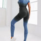 Women's Gradient Tie-Dye Seamless Yoga Set - Two-Piece Athletic Wear - NurturePathWellness