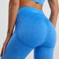 Women's Gradient Tie-Dye Seamless Yoga Set - Two-Piece Athletic Wear - NurturePathWellness