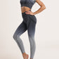 Women's Gradient Tie-Dye Seamless Yoga Set - Two-Piece Athletic Wear - NurturePathWellness