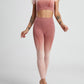 Women's Gradient Tie-Dye Seamless Yoga Set - Two-Piece Athletic Wear - NurturePathWellness