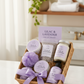 Lilac and Lavender Spa Gift Basket For Women