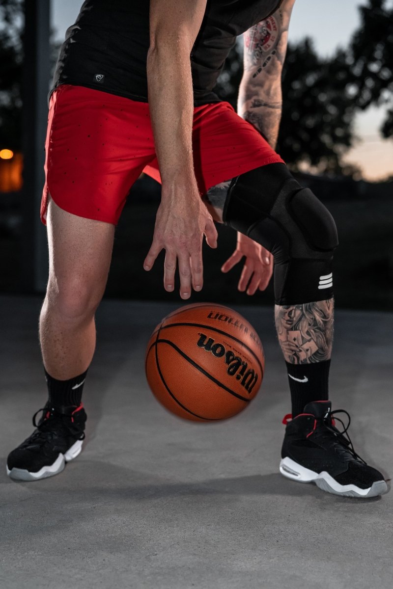 Mid-Length Padded Knee Sleeve - Black - NurturePathWellness