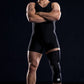 Mid-Length Padded Knee Sleeve - Black - NurturePathWellness