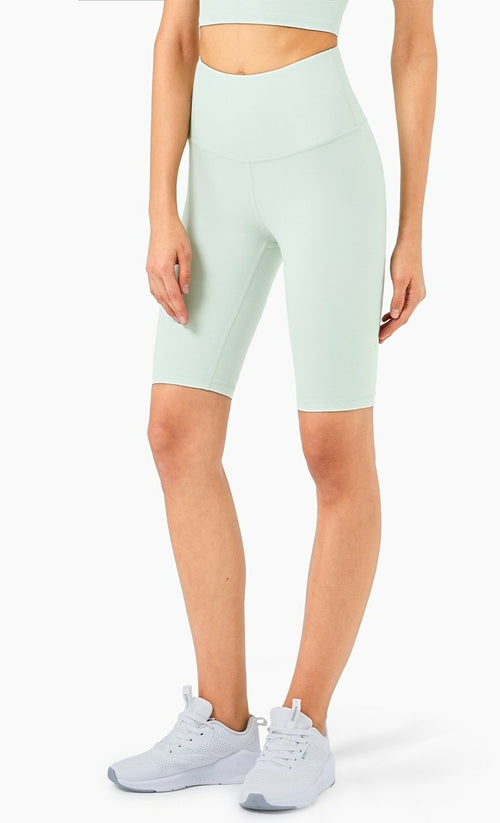 Second Skin Feel Workout Fitness Gym Biker Shorts Women High Waist - NurturePathWellness