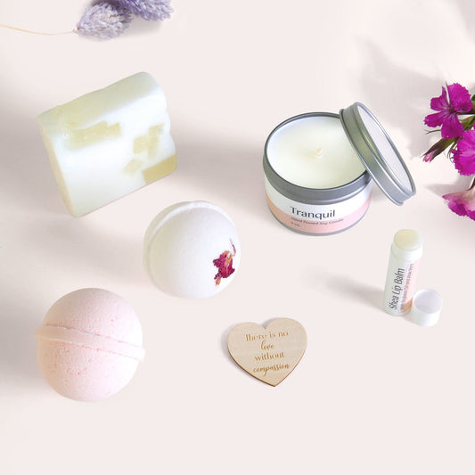 Self Care Compass Necklace Gift Box Set